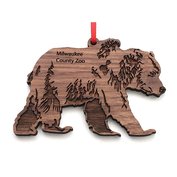 GRIZZLY BEAR ORNAMENT